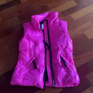 SAM girls puffer down vest pink size 6